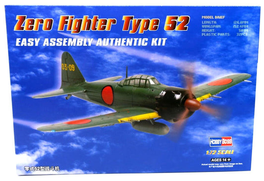 Hobby Boss 1/72 Zero Fighter Type 52 Model Kit No. 80241