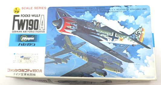 Hasegawa 1/72 Focke-Wulf FW190A A07 Model Kit