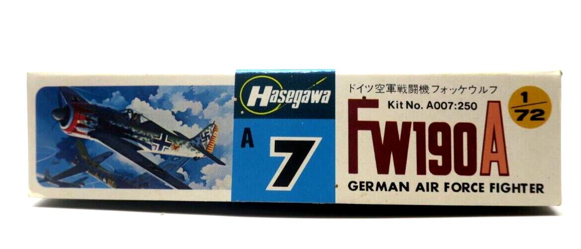 Hasegawa 1/72 Focke-Wulf FW190A A07 Model Kit