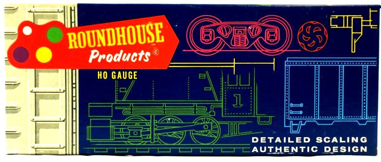Roundhouse Products HO Scale 50 FT Brown Box Train Car Kit Conrail 1199 - WISE GUYS HOBBIES LLC