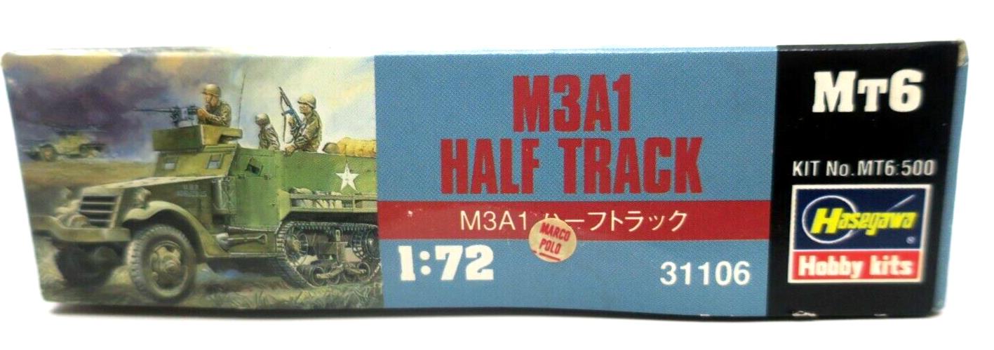 Hasegawa 1/72 M3A1 Half-Track MT6-500 Model Kit