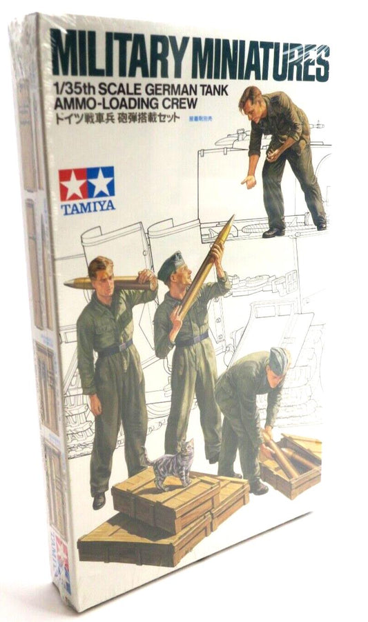 Tamiya Military Miniatures 1/35 German Tank Ammo-Loading Crew Model Kit