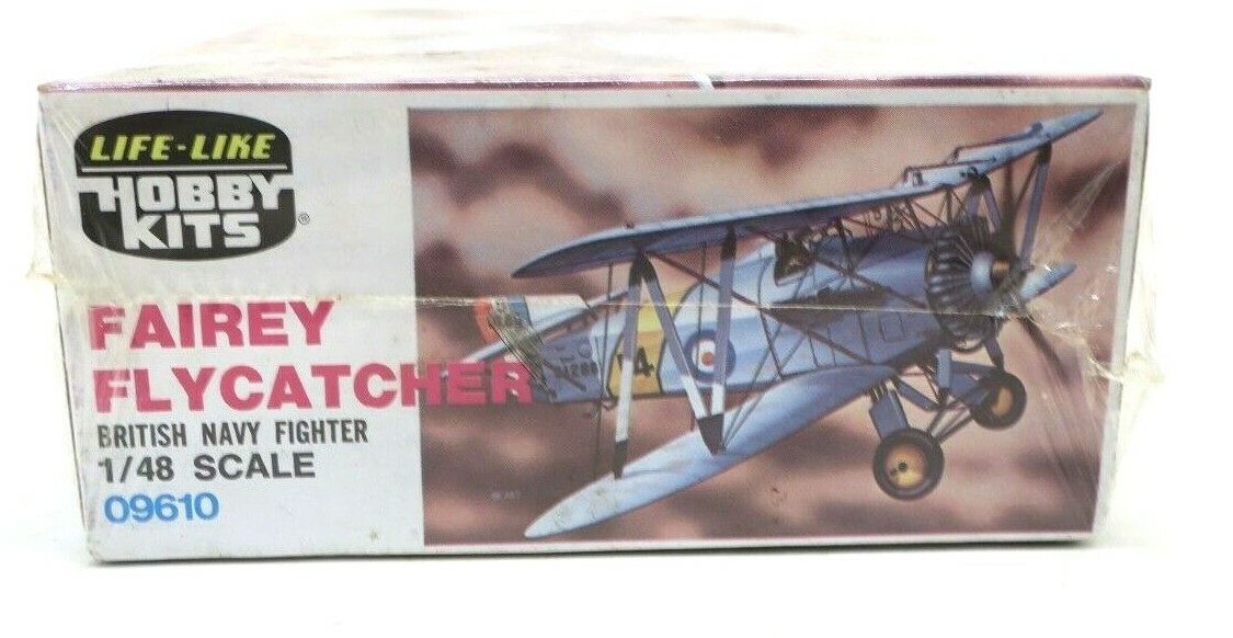 Life-Like Fairey Flycatcher - 1/48 Scale - Vintage 1973 Kit