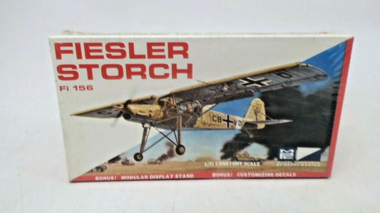 MPC FIESLER STORCH 1/72 SCALE PLASTIC MODEL KIT NEW SEALED 1970 VINTAGE 5009:50