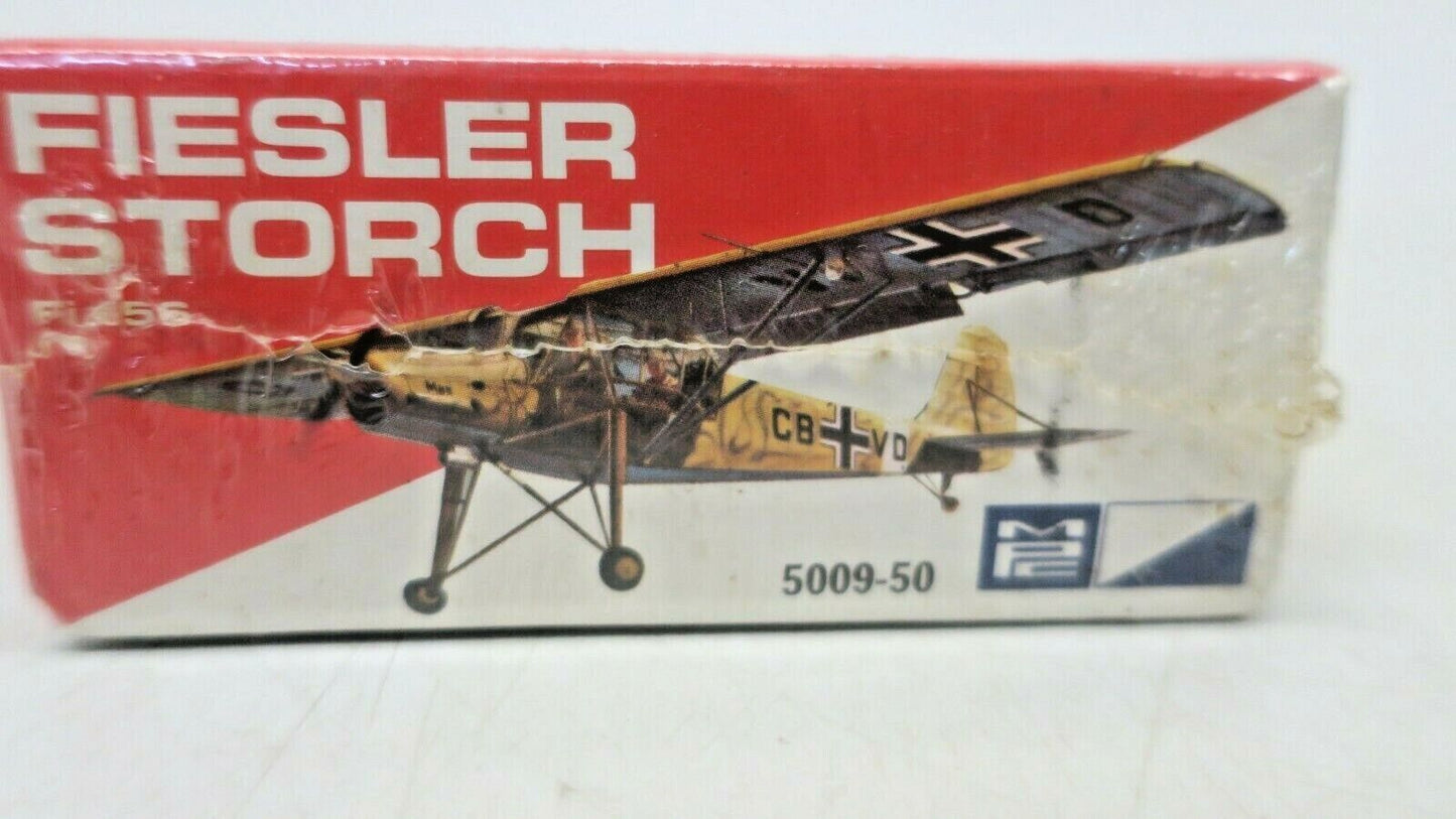 MPC FIESLER STORCH 1/72 SCALE PLASTIC MODEL KIT NEW SEALED 1970 VINTAGE 5009:50