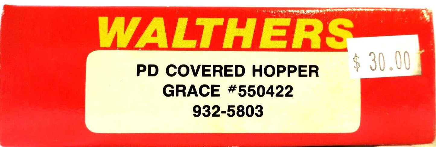 Walthers HO Scale PD Covered Hopper Grace 550422 kit NIB