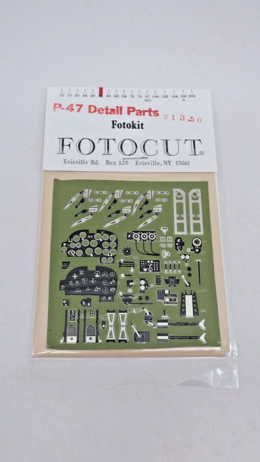 P-47 DETAIL PARTS FOTOKIT FOTOCUT 1/35 SCALE