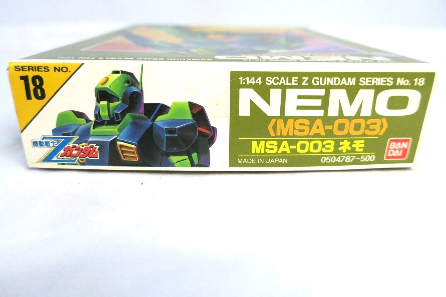 Bandai Z Gundam Series No. 18 Nemo MSA-003 1/144 Model Kit 0504787-500 C13