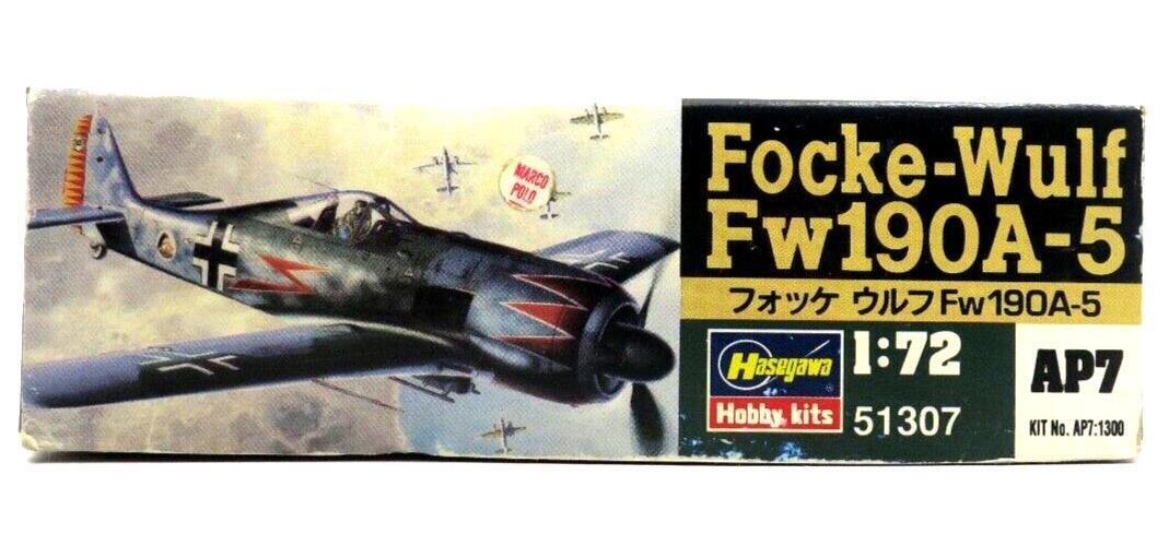 Hasegawa 1/72 Focke-Wulf Fw190A-5 AP7-1300 Model Kit 51307