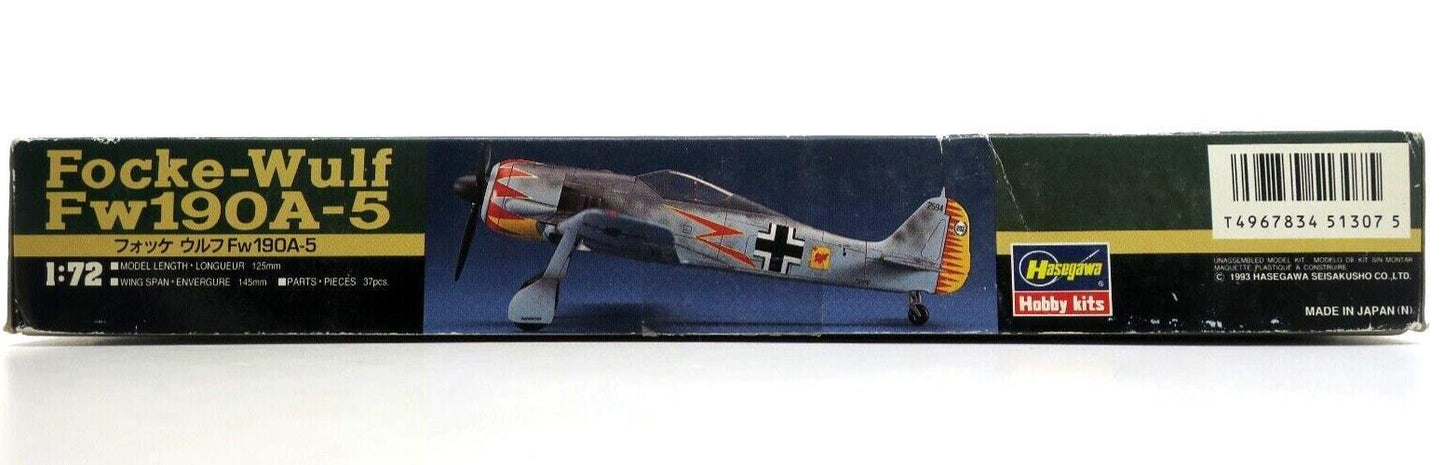 Hasegawa 1/72 Focke-Wulf Fw190A-5 AP7-1300 Model Kit 51307