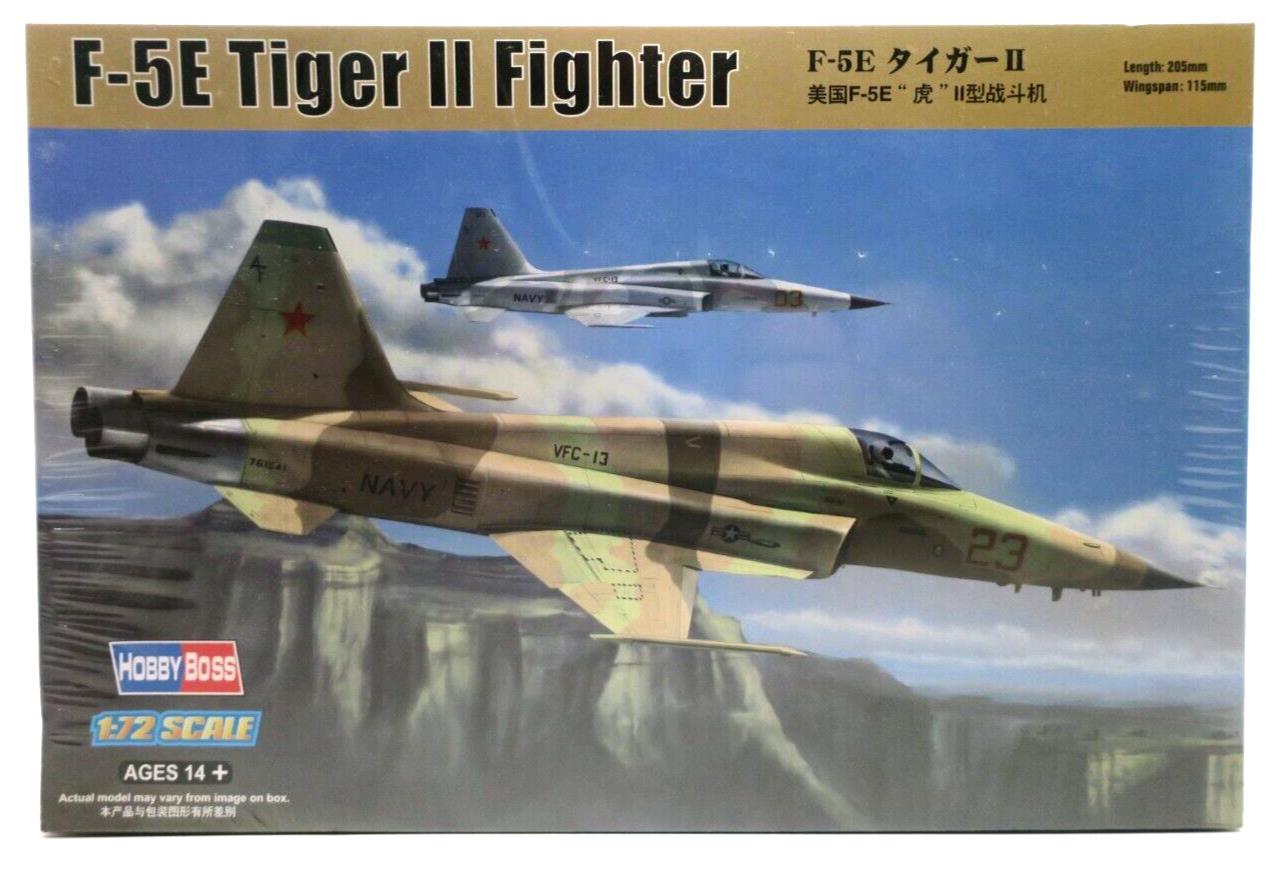 Hobby Boss 1/72 F-5E Tiger II Fighter 80207 Model Kit