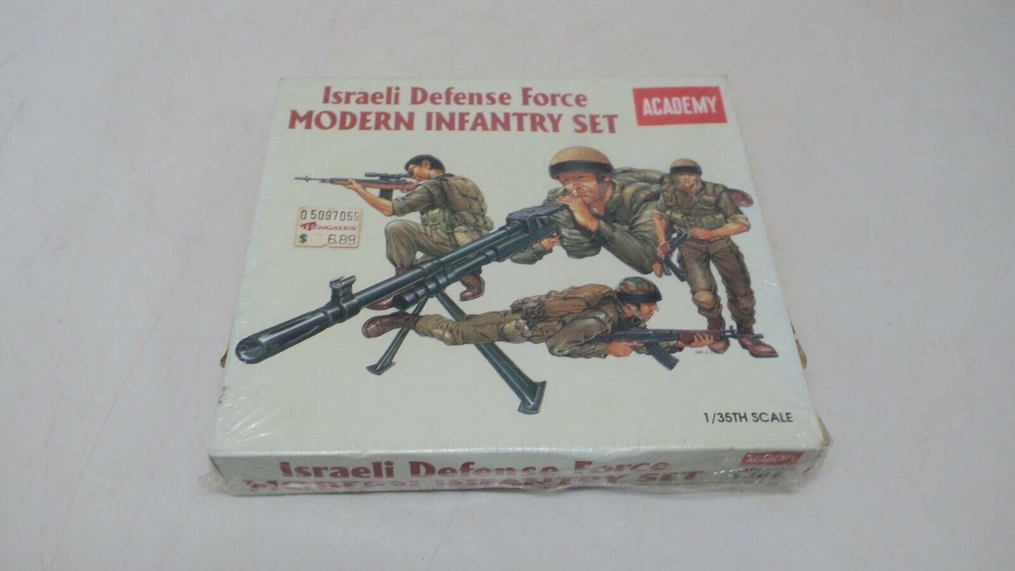 1/35 ACADEMY ISREALI DEFENSE FORCE MODERN INFANTRY SET MODEL KIT # 1368