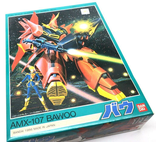 Bandai ZZ Gundam 0088-1/144 Neo Zeon Mobile Suit AMX-107 Bawoo model kit B3