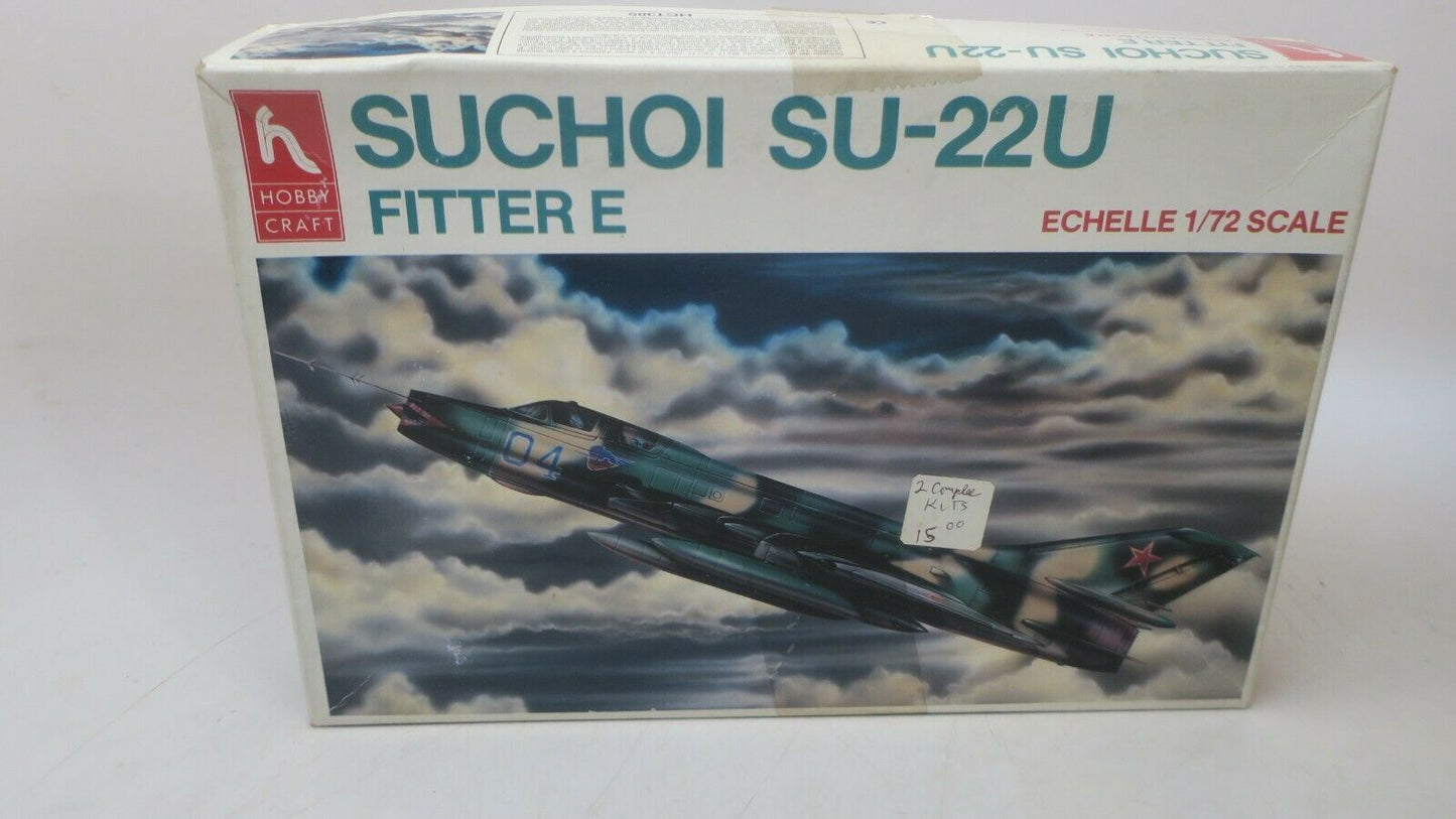 HOBBY CRAFT , 1:72 , SUCHOI SU-22 U SU-22U FITTER E MODEL KIT # HC1385 (NISB)