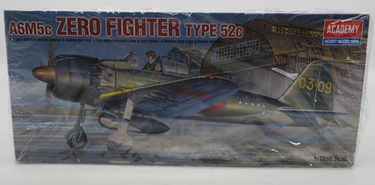 Academy 1/72 A6M5c Zero Fighter Type 52c Model Kit No. 12493