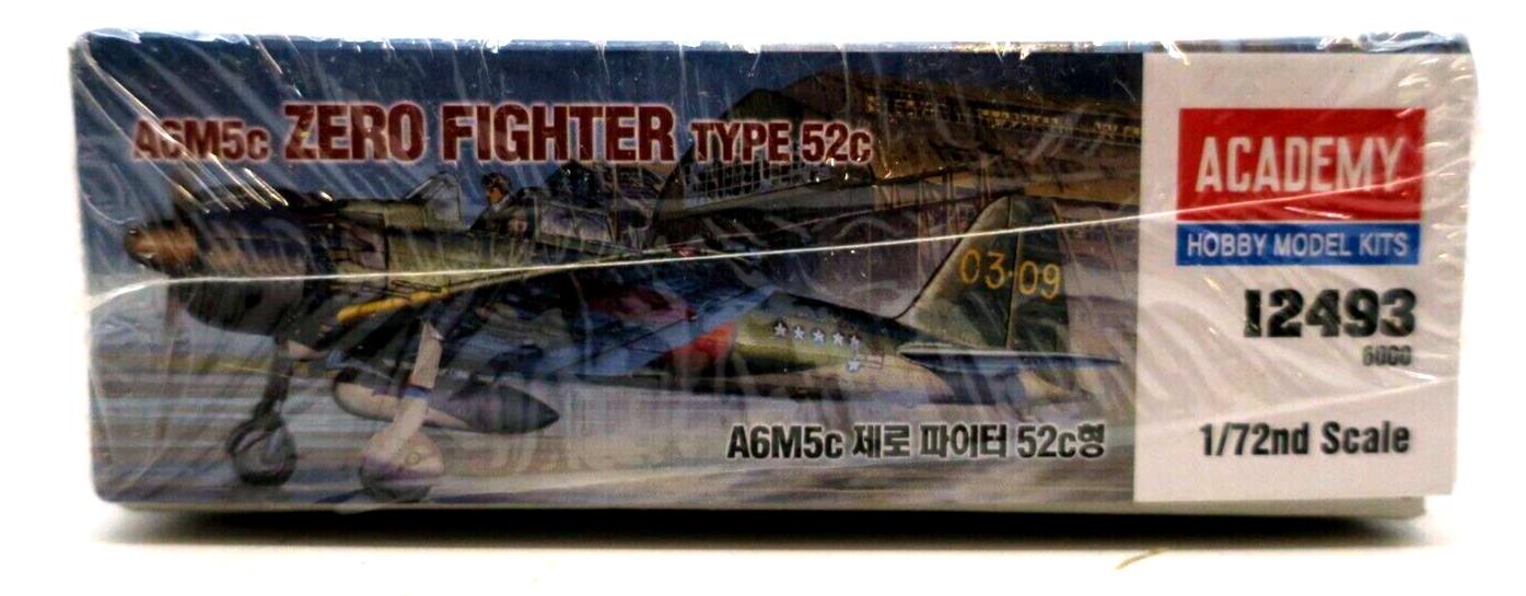 Academy 1/72 A6M5c Zero Fighter Type 52c Model Kit No. 12493