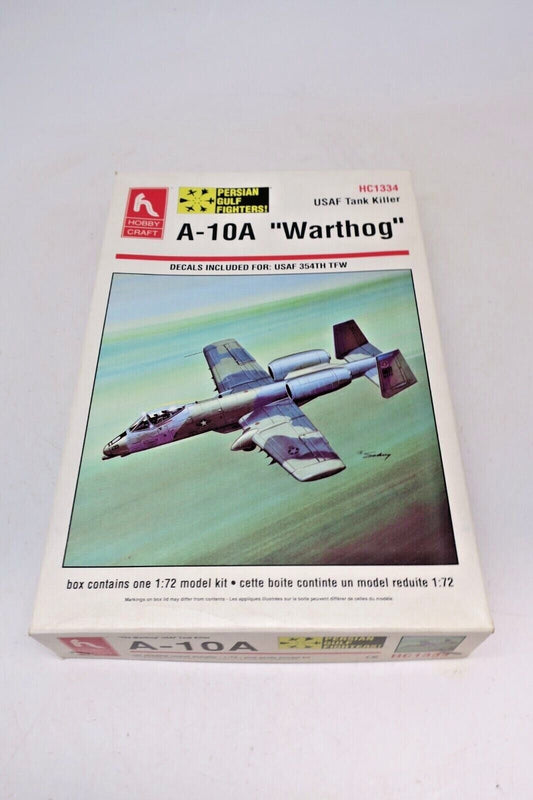 HOBBY CRAFT 1:72 A-10A "WARTHOG" USAF TANK KILLER PLASTIC MODEL KIT #HC1334