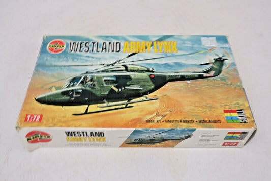 1/72 Airfix Westland Army Lynx Helicopter Plastic Scale Model Kit 03025