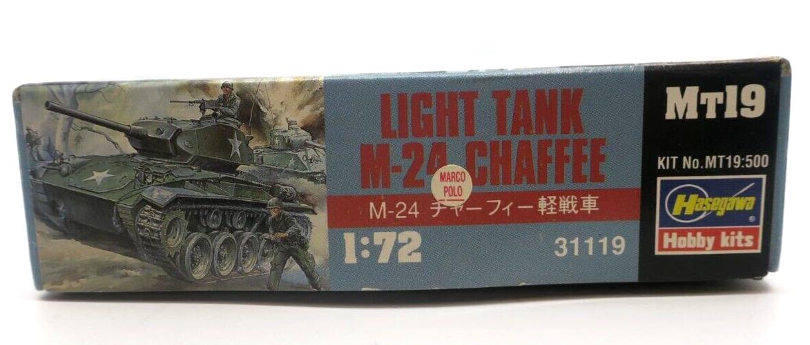Hasegawa 1/72 Light Tank M-24 Chaffe MT19-500 31119 Model Kit