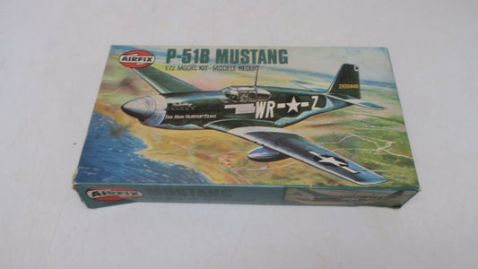 1970S AIRFIX 1/72 SCALE NORTH AMERICAN P-51B MUSTANG PLANE KIT