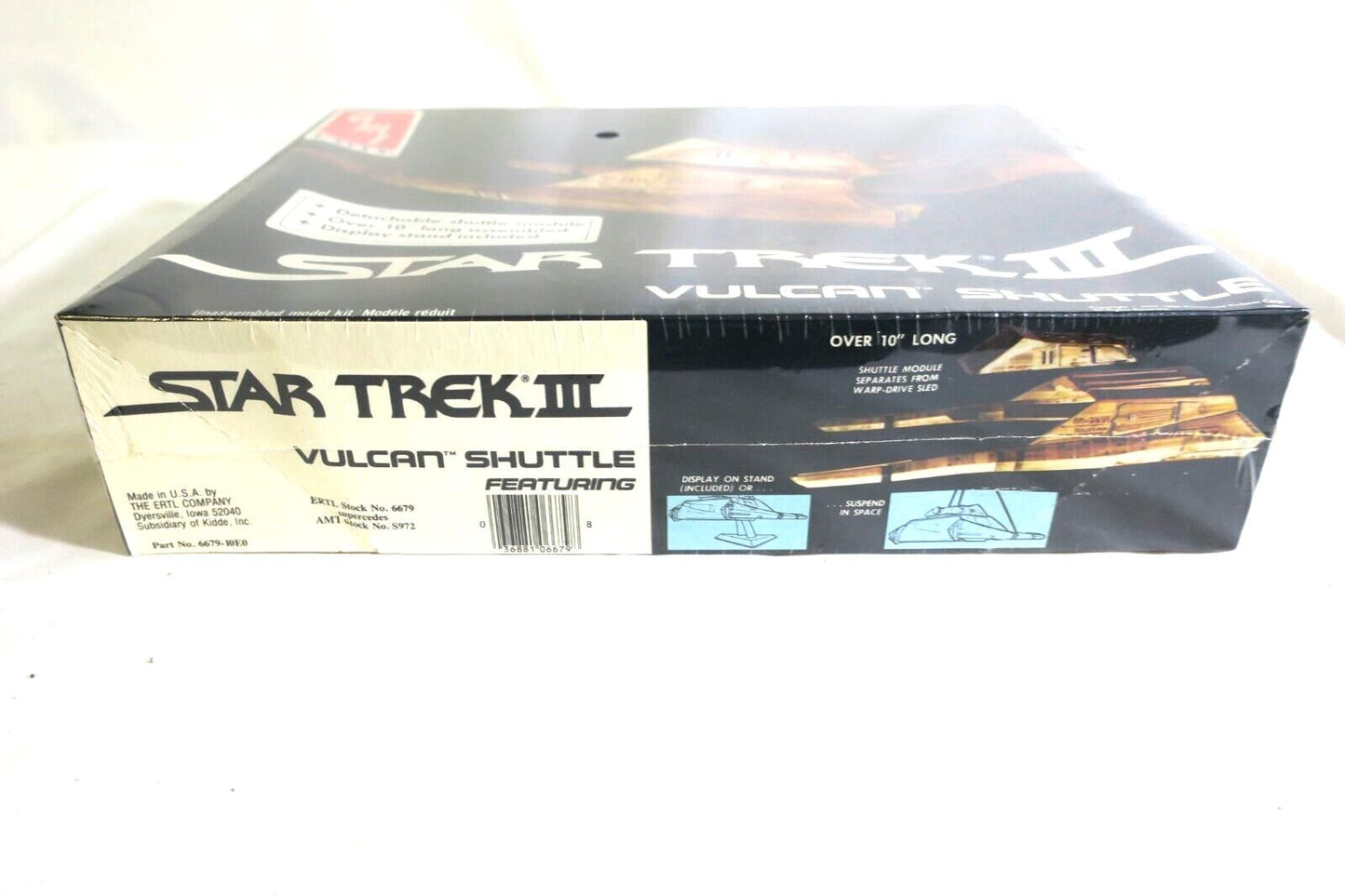 AMT ERTL Star Trek III Vulcan Shuttle Plastic Model Kit (C6)