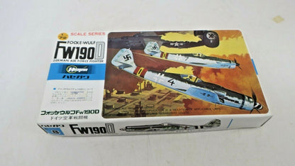 HALES HASEGAWA NO. JS-105:200 FOCKE-WULF FW190D, 1/72 SCALE MODEL KIT,1970S,MIB
