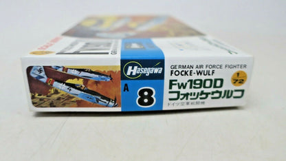 HALES HASEGAWA NO. JS-105:200 FOCKE-WULF FW190D, 1/72 SCALE MODEL KIT,1970S,MIB