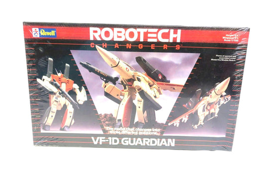 1985 Revell 1408 Robotech Changers VF-1D Guard 1/100 model kit NOS H7