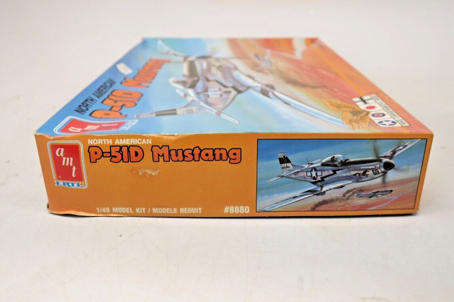 NEW AMT ERTL P-51D NORTH AMERICAN MUSTANG 1:48 FIGHTER AIRPLANE MODEL KIT #8880