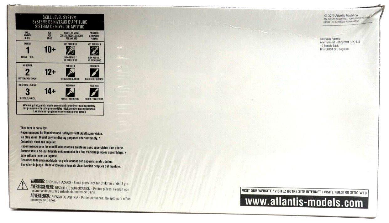 SEALED Atlantis 1/48 US Army 8" Howitzer Gun Model Kit A307