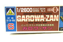 Aoshima Model Kit 1/2600 Garowa-Zan Dimension Space Cruiser Battle Ship (E7)