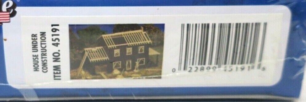 Bachmann House Under Construction Snap Kit - HO Scale Model Railroad Building