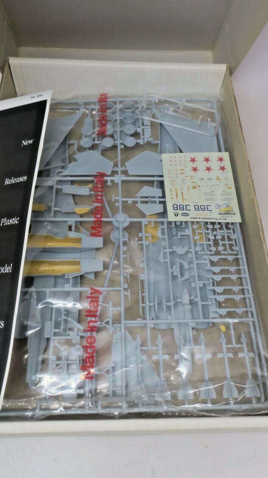 VINTAGE AIRFIX 1/72 FLANKER B SUKHOI 27 PLANE MODEL KIT