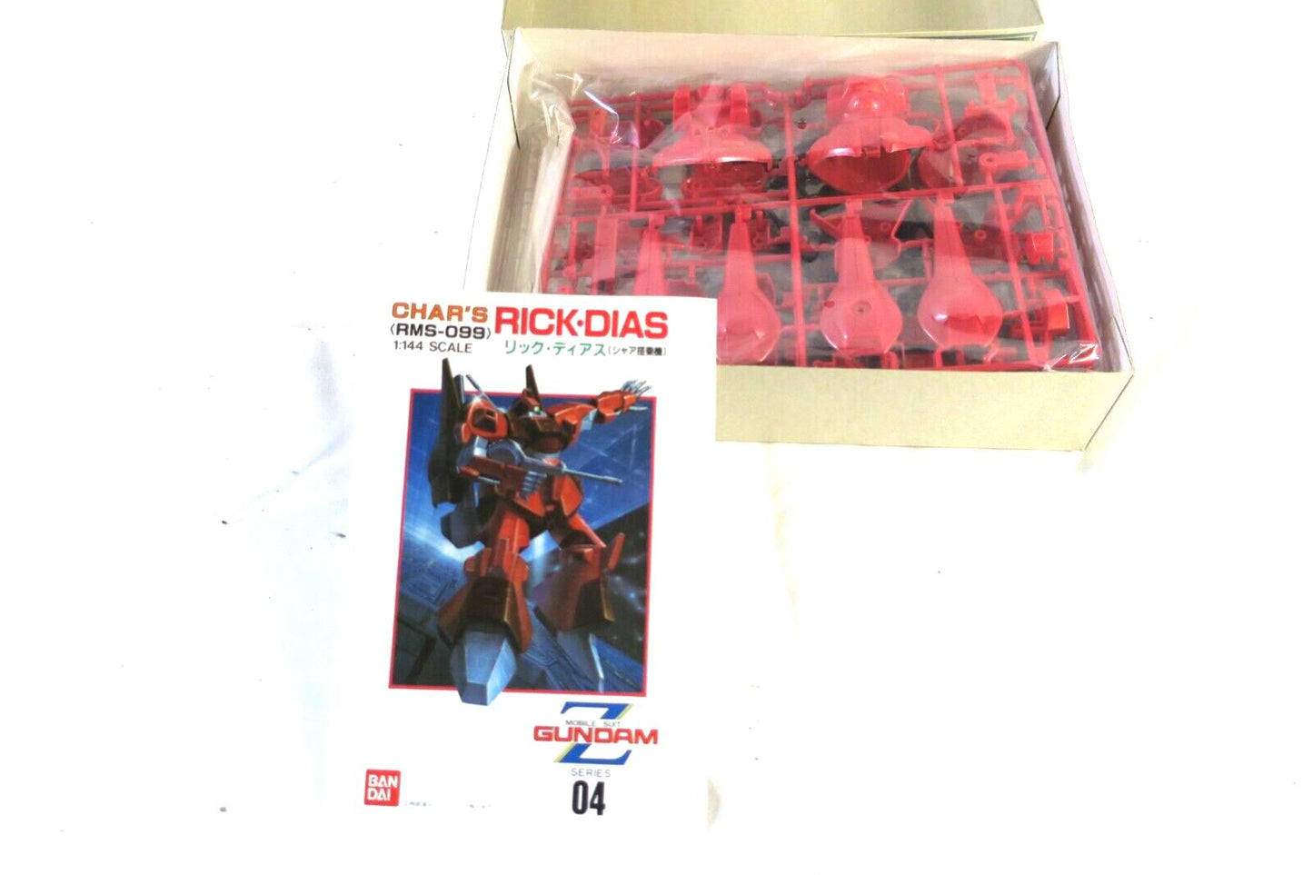 Char's Rick Dias RMS-099 1:144 Scale Bandai Snap Model Kit Z Gundam Series No 04