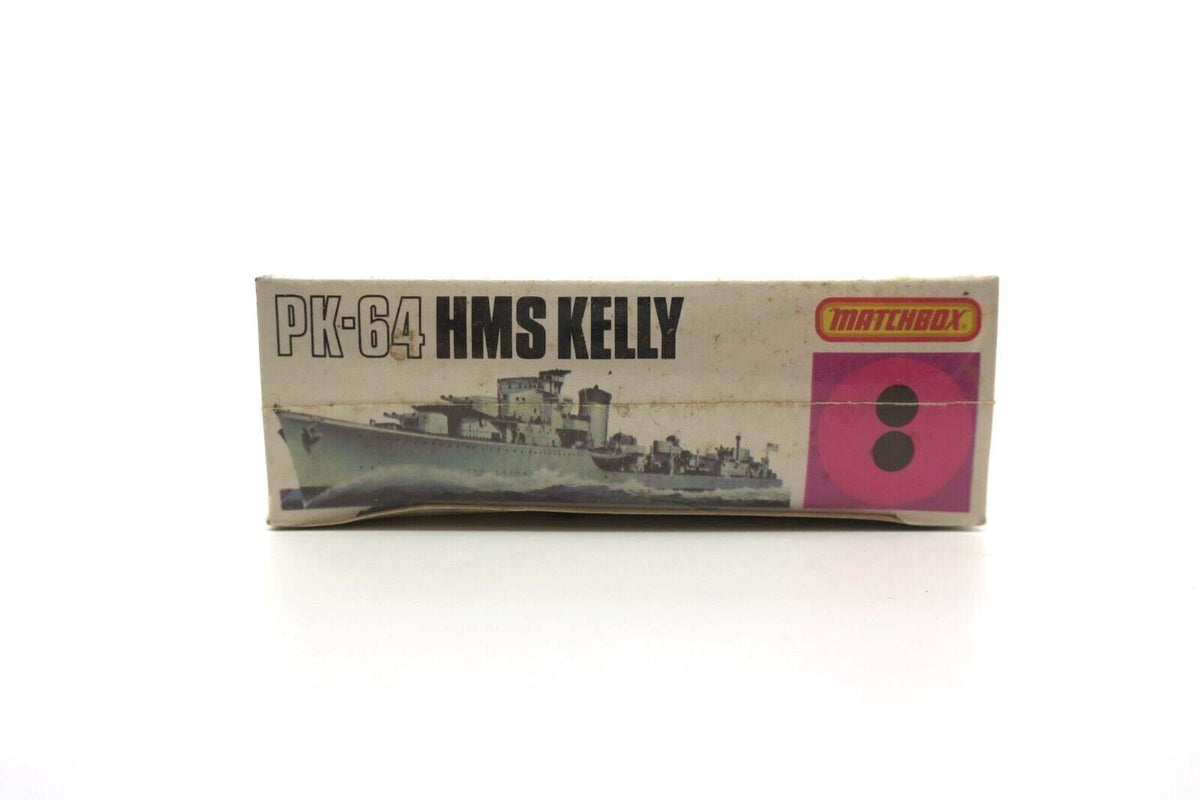 Vintage 1980 Matchbox PK-64 HMS Kelly Model Kit G2 - WISE GUYS HOBBIES LLC