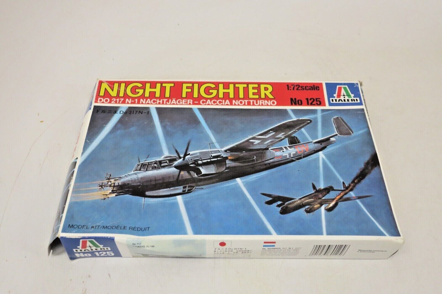 ITALERI 1:72 NIGHT FIGHTER DO 217 N-1 NACHTJAGER-CACCIA NOTTURNO MODEL KIT #125*