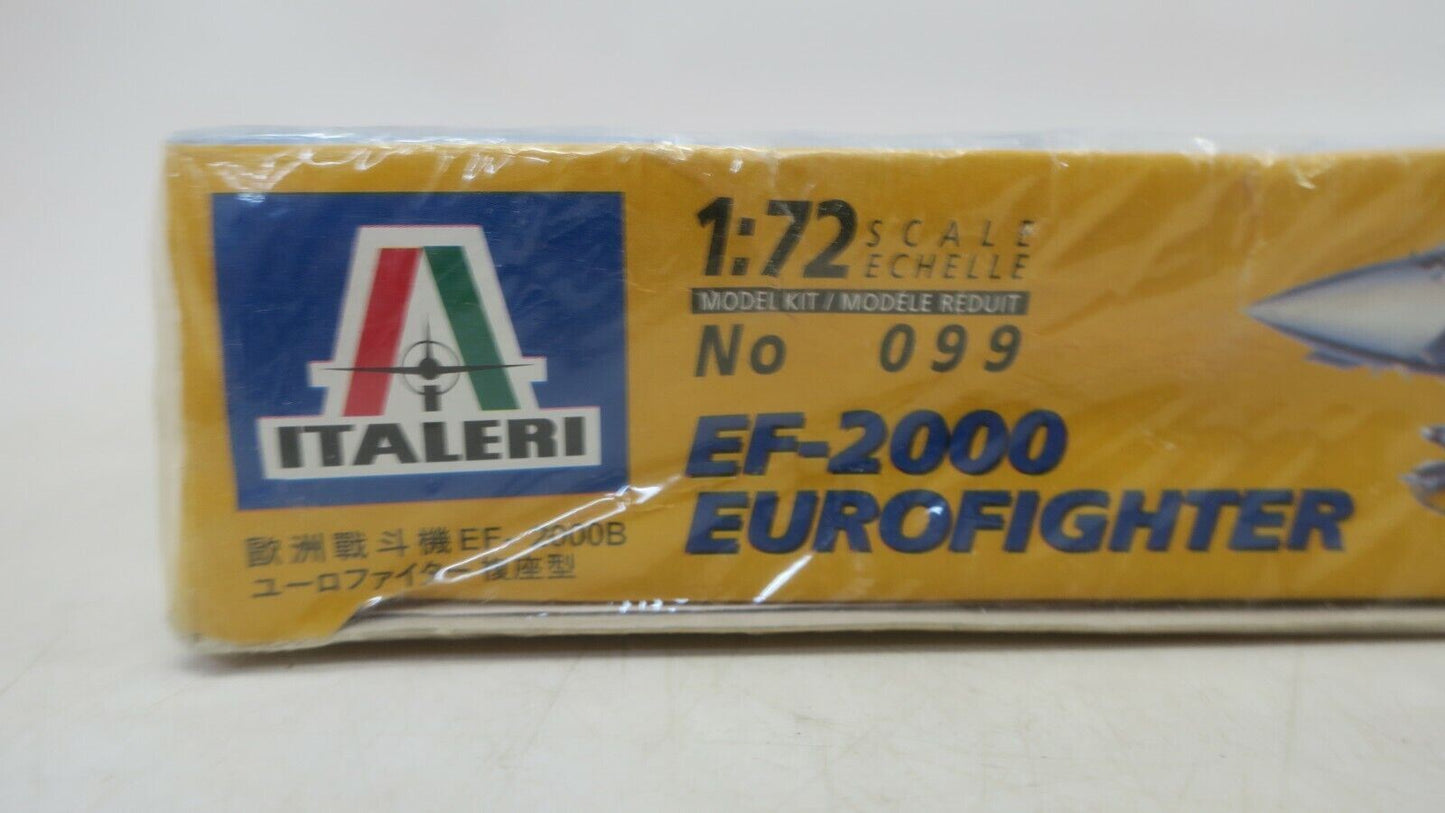 ITALERI 1:72 EF-2000 EUROFIGHTER TWIN SEATER PLASTIC MODEL KIT #099