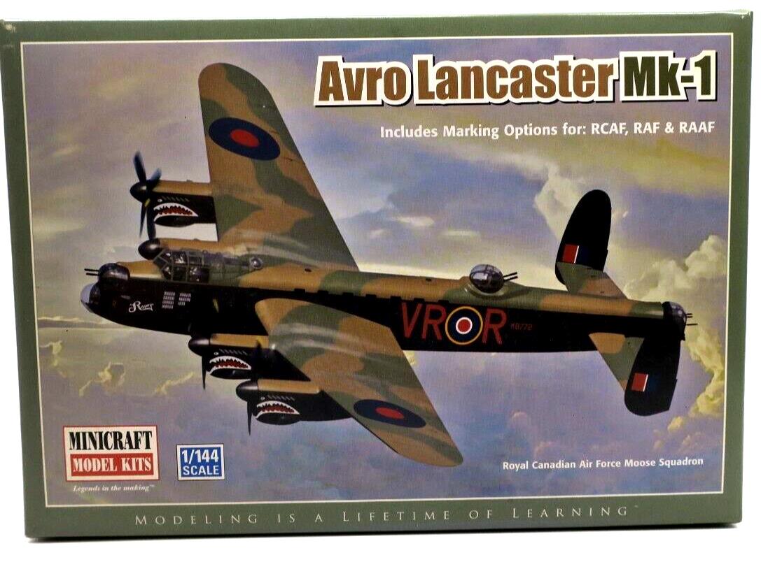Minicraft Model Kits 1/144 Avro Lancaster Mk-1 Model Kit