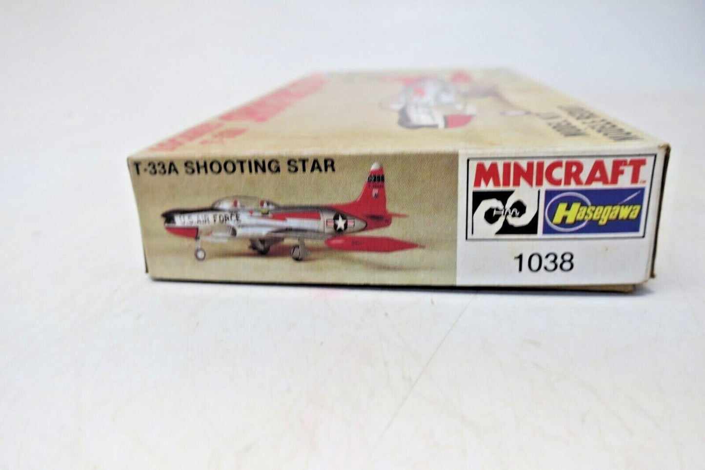 MINICRAFT LOCKHEED T-33A SHOOTING STAR U.S. AIR FORCE MODEL KIT 1/72 #1038