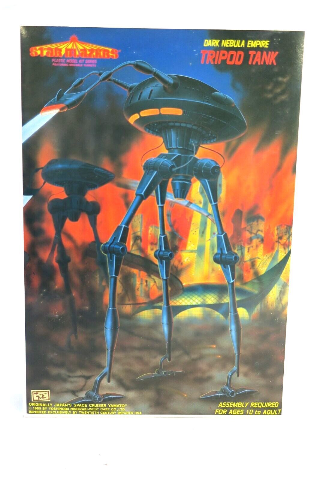TCI Starblazers Model Kit Dark Nebula Empire Tripod Tank Space Yamato 36146 E3 - WISE GUYS HOBBIES LLC