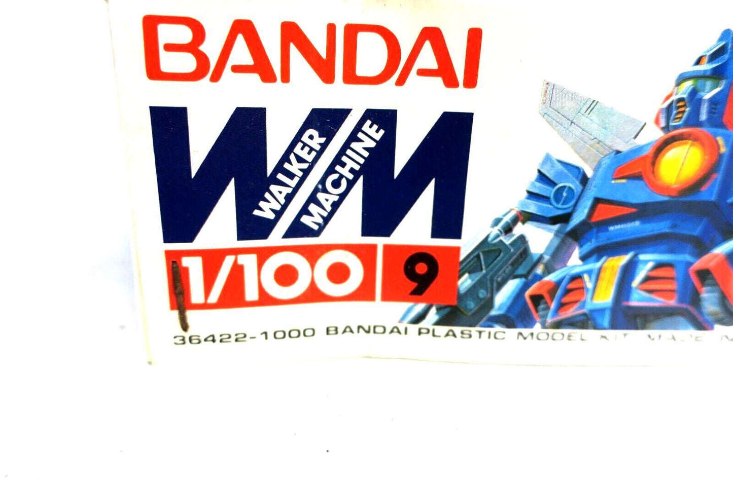 Bandai 1/100 Xabungle WM.Xabungle Type Walker Machine Model Kit RARE 36422 A3