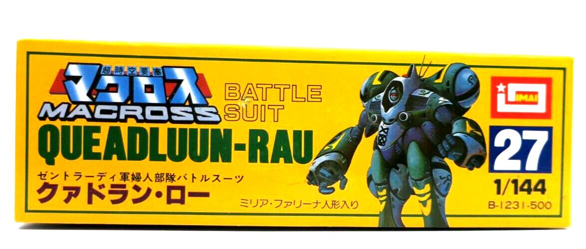 Rare Imai 1/144 Macross Quedluun-Rau Female Battle Suit Model Kit #27 (D10)