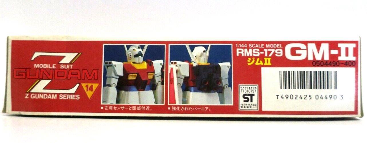 Vintage Bandai Zeta Gundam 1/144 GM II Model Kit No. 14