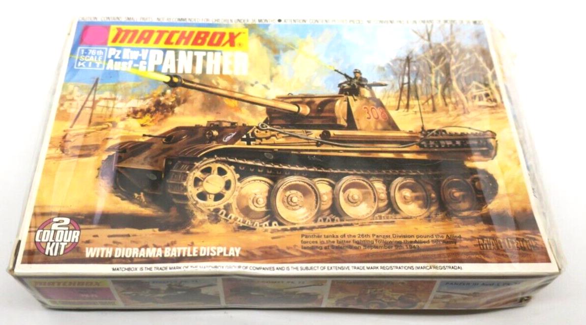 Matchbox Pz Kw-V Ausf-G Panther 1:76 Model Kit G2