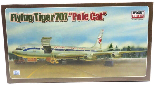 SEALED Minicraft 1/144 Flying Tiger 707 "Pole Cat" Model Kit