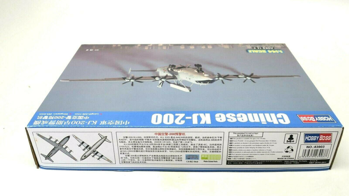 Hobby Boss *HobbyBoss* 1/144 Chinese KJ-200 Model Kit  #83903