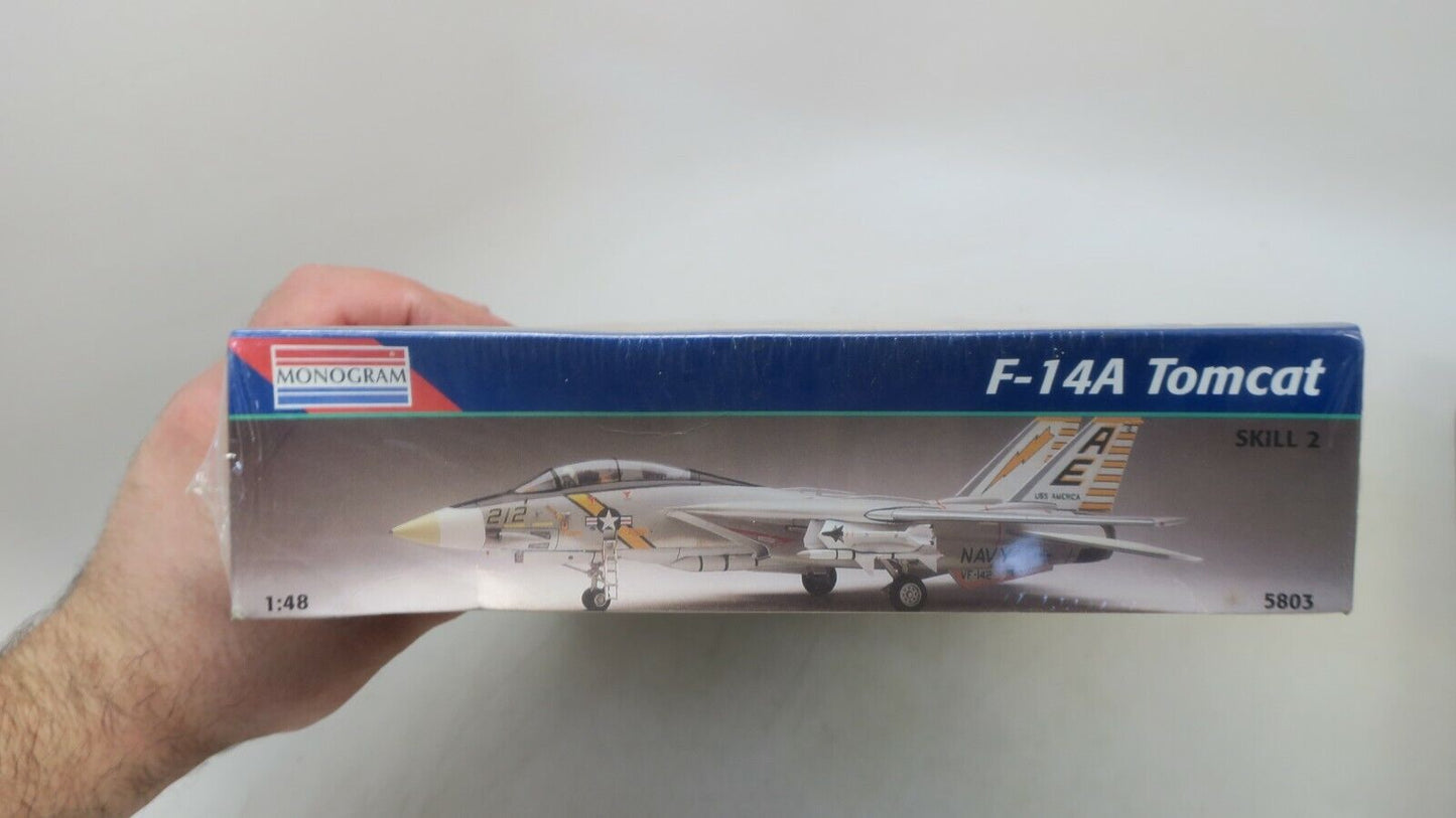 VTG NEW REVELL MONOGRAM F14A TOMCAT 1:48 MODEL KIT 85-5803 SEALED