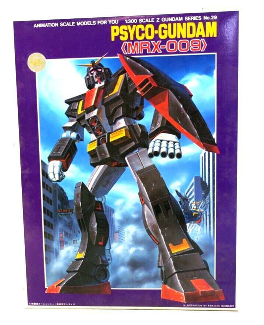 BANDAI 1985 Psyco-Gundam #29 MRX-009 Z Gundam Vintage 1/300 Kit  0504971 A4