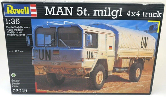 Revell  MAN 5t. milgl 4x4 Truck 1/35 Scale Plastic Model Kit P/N: 03049