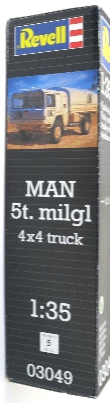 Revell  MAN 5t. milgl 4x4 Truck 1/35 Scale Plastic Model Kit P/N: 03049